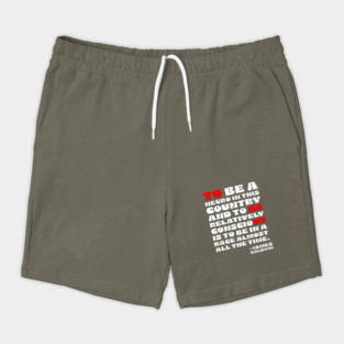 James Baldwin Quote Shorts