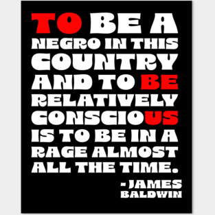 James Baldwin Quote Posters and Art