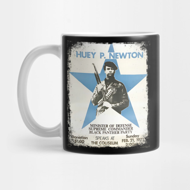 Huey Newton 1971 Poster by UrbanLifeApparel