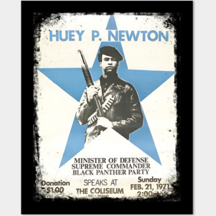 Huey Newton 1971 Poster Posters and Art