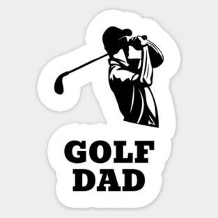Golf Dad Sticker