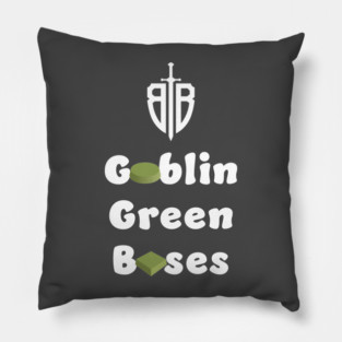 Goblin Green Bases in White Pillow