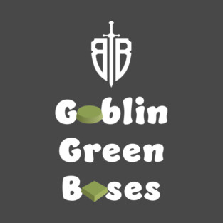 Goblin Green Bases in White T-Shirt