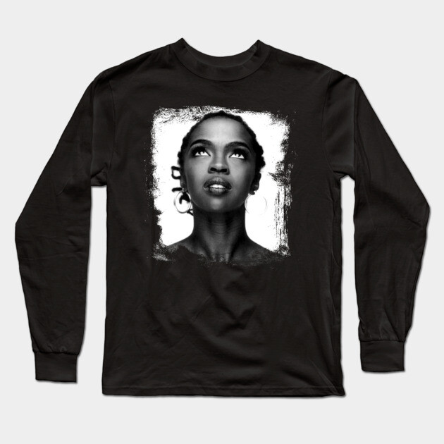 Vintage Lauryn Hill Long Sleeve T-Shirt by UrbanLifeApparel