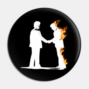 PF Handshake Silhouette Pin