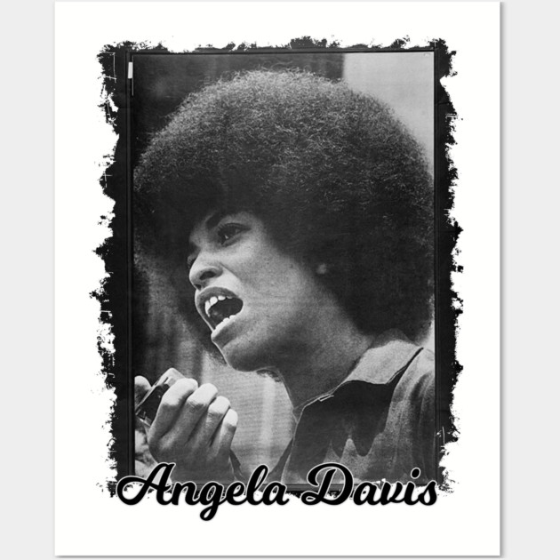 Angela Davis Wall Art by UrbanLifeApparel