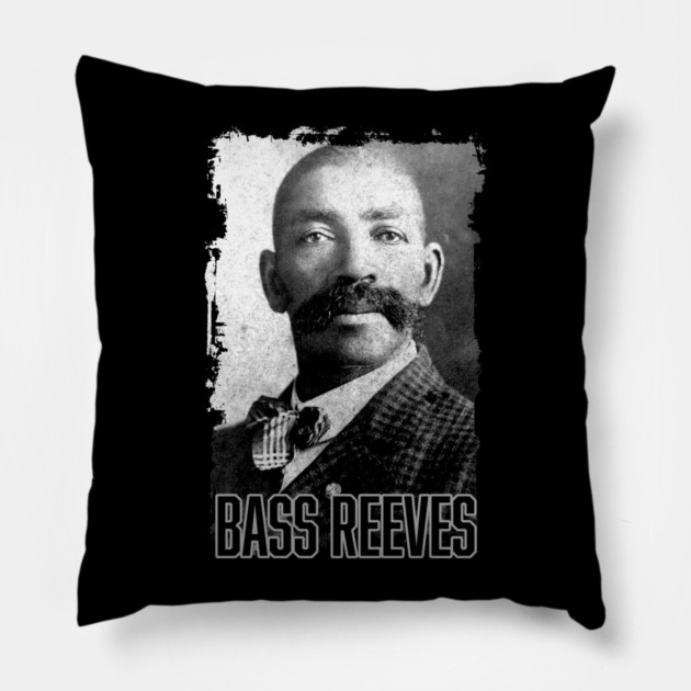 Bass Reeves - The Real Life Lone Ranger Pillow by UrbanLifeApparel