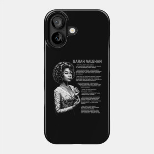 Sarah Vaughan Phone Case