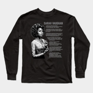 Sarah Vaughan Long Sleeve T-Shirt