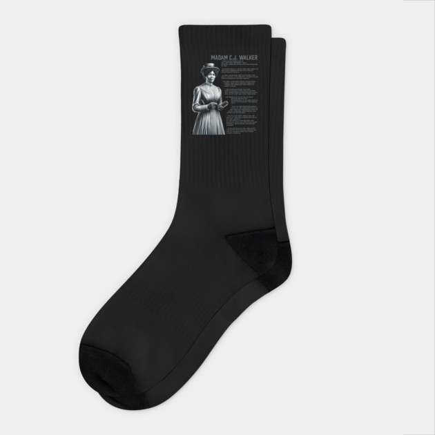 Madam CJ Walker Socks by UrbanLifeApparel
