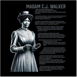 Madam CJ Walker Posters and Art