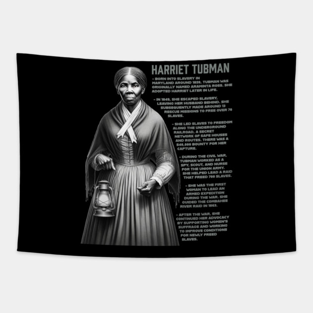 Harriet Tubman Tapestry by UrbanLifeApparel