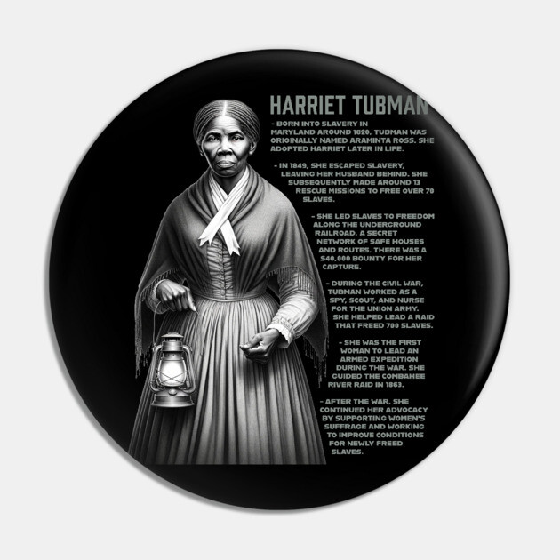 Harriet Tubman Pin by UrbanLifeApparel