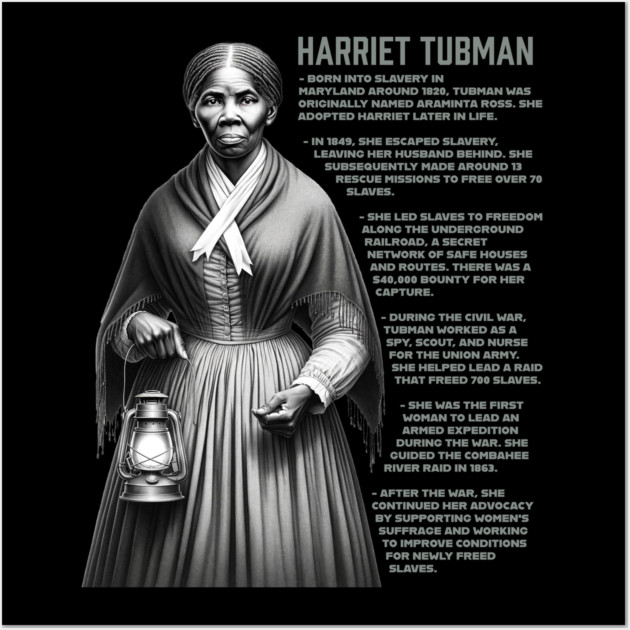 Harriet Tubman Wall Art by UrbanLifeApparel