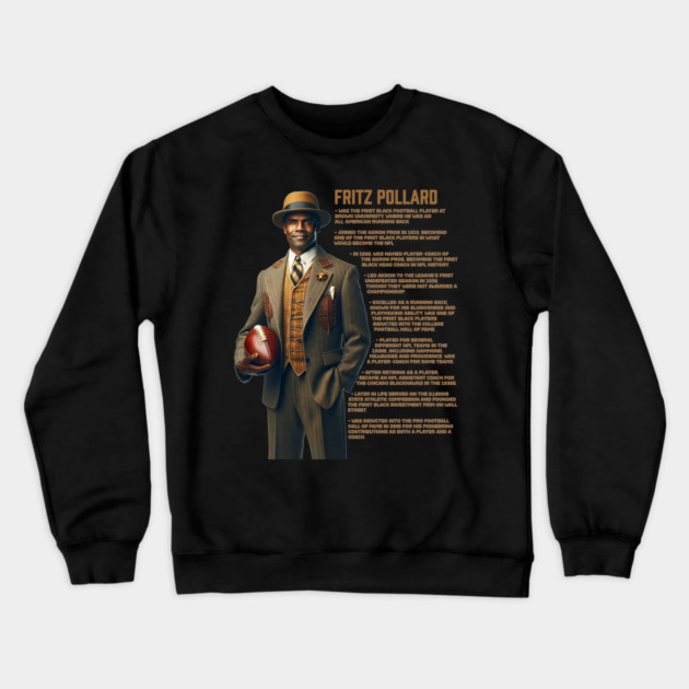Fritz Pollard Crewneck Sweatshirt by UrbanLifeApparel