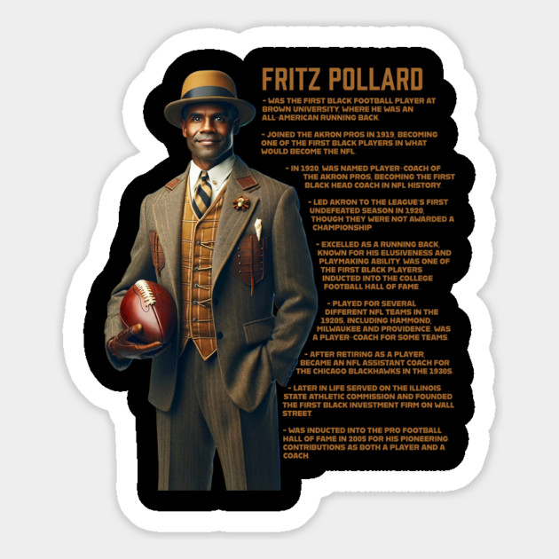 Fritz Pollard Magnet by UrbanLifeApparel