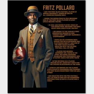 Fritz Pollard Posters and Art