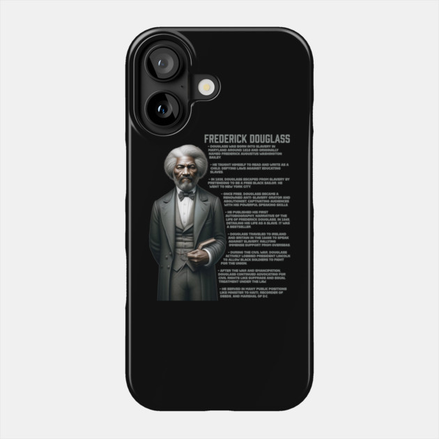 Frederick Douglass Phone Case by UrbanLifeApparel
