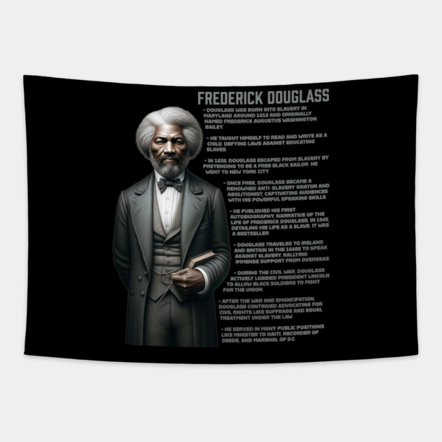 Frederick Douglass Tapestry by UrbanLifeApparel