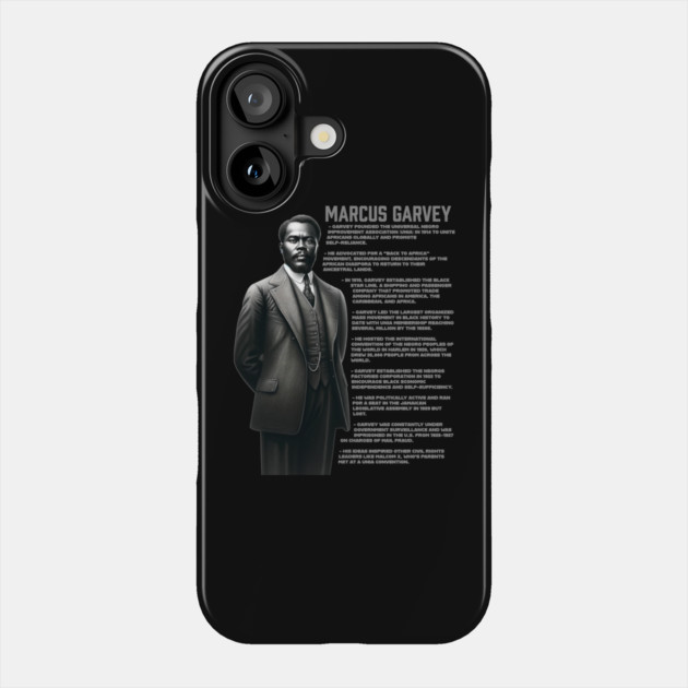 Marcus Garvey Phone Case by UrbanLifeApparel