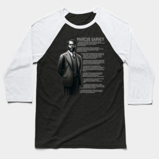 Marcus Garvey Baseball T-Shirt