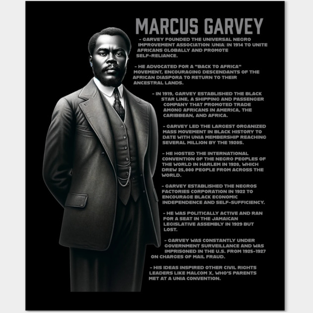 Marcus Garvey Wall Art by UrbanLifeApparel