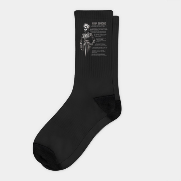 Nina Simone Socks by UrbanLifeApparel
