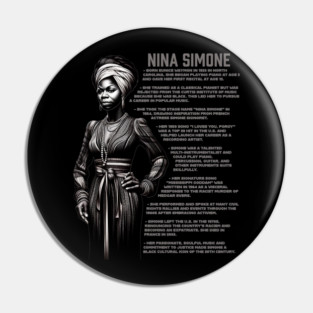 Nina Simone Pin