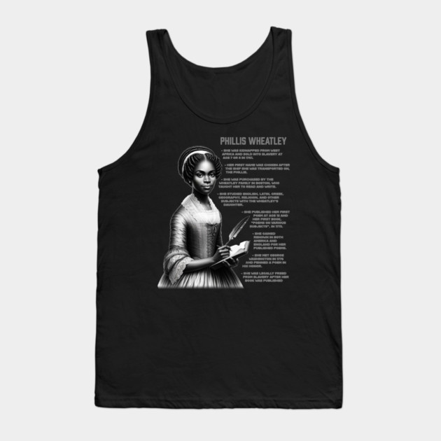 Phillis Wheatley Tank Top by UrbanLifeApparel