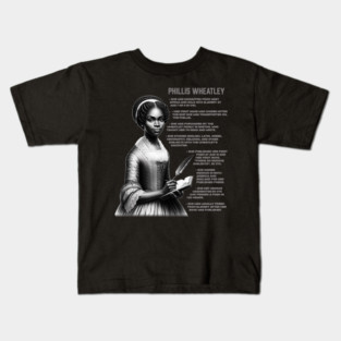 Phillis Wheatley Kids T-Shirt