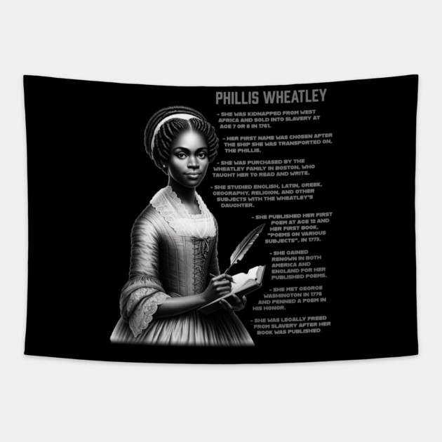 Phillis Wheatley Tapestry by UrbanLifeApparel