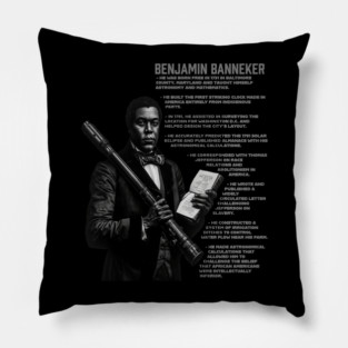 Benjamin Banneker Facts Pillow