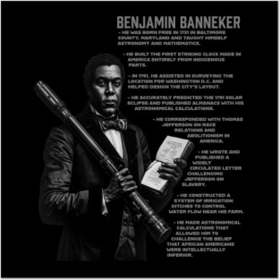 Benjamin Banneker Facts Posters and Art