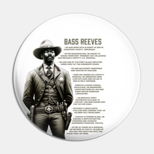 Bass Reeves Facts Pin