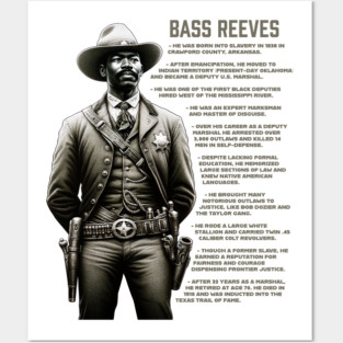 Bass Reeves Facts Posters and Art
