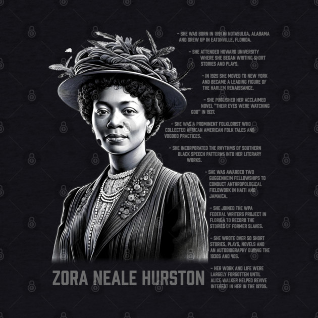 Zora Neale Hurston by UrbanLifeApparel