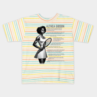 Althea Gibson Facts Kids T-Shirt