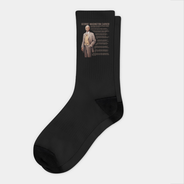 George Washington Carver Facts Socks by UrbanLifeApparel