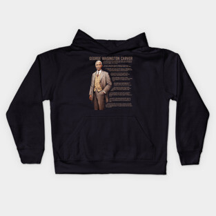 George Washington Carver Facts Kids Hoodie