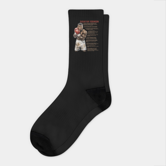 Sugar Ray Robinson Socks by UrbanLifeApparel