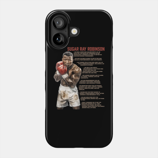 Sugar Ray Robinson Phone Case by UrbanLifeApparel