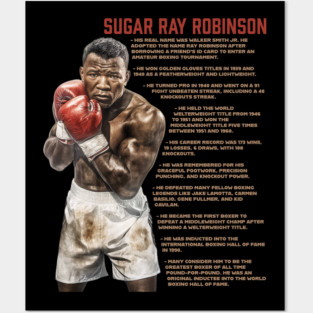 Sugar Ray Robinson Posters and Art