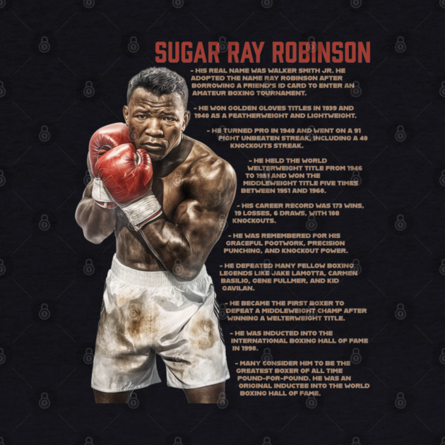 Sugar Ray Robinson by UrbanLifeApparel