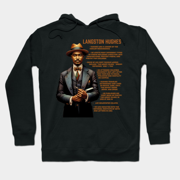 Langston Hughes Facts Hoodie by UrbanLifeApparel