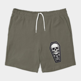 Skull Coffin Shorts