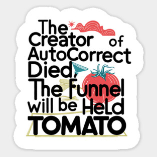Autocorrect Funnel Sticker