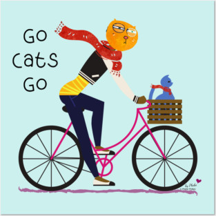 Go Cats Go Posters and Art