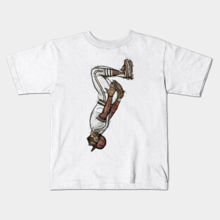 Ozzie Smith St. Louis Sketch Backflip Kids T-Shirt