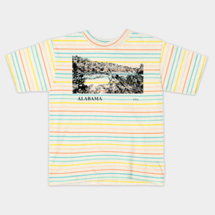 Alabama USA Kids T-Shirt
