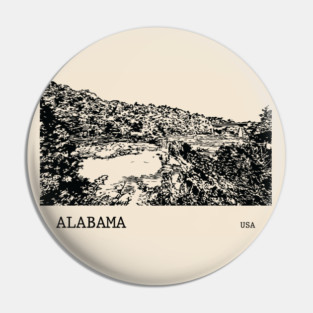 Alabama USA Pin